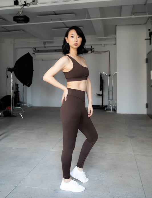 High Waisted Vital Legging's - Cedar
