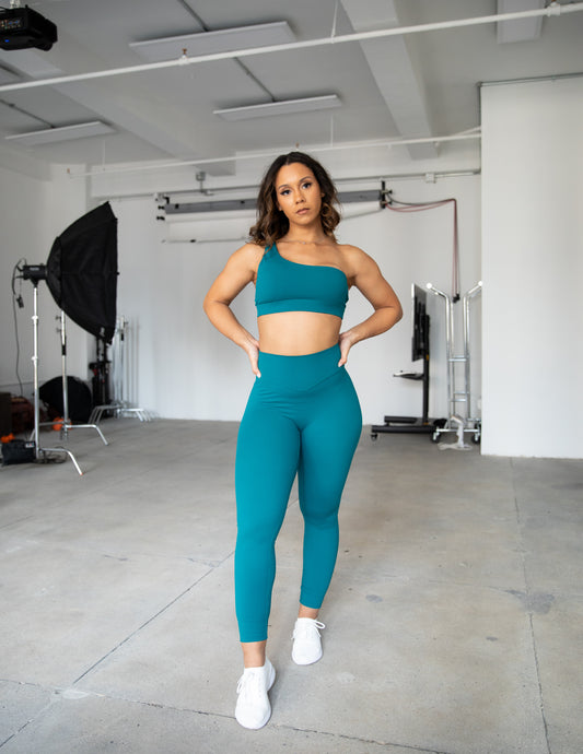 High Waisted Vital Legging's - Peacock