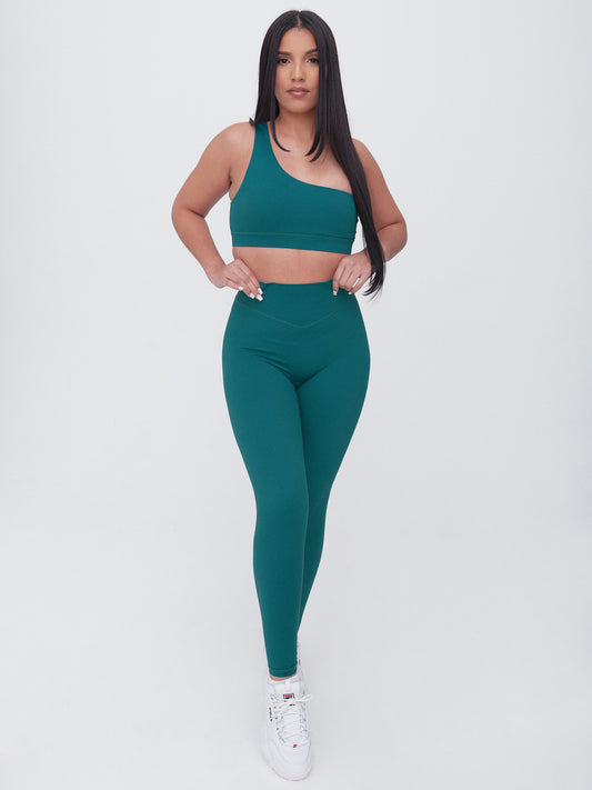 High Waisted Vital Legging's - Peacock