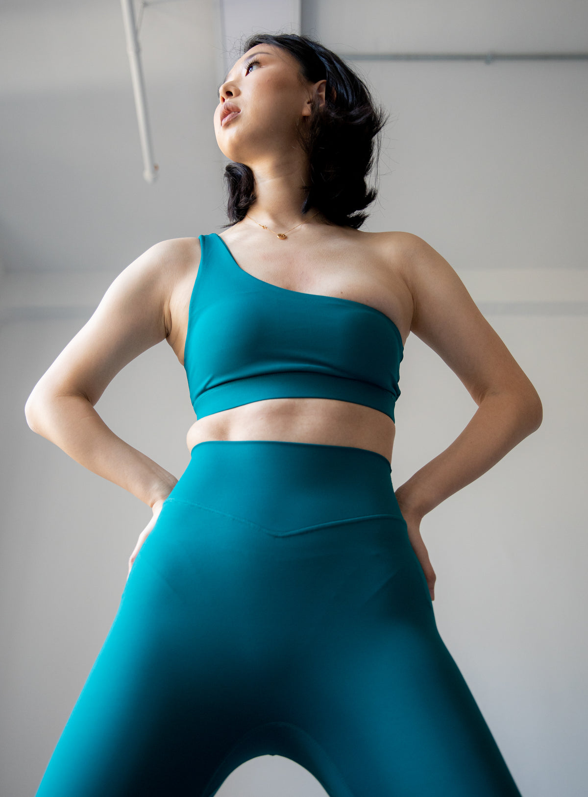 High Waisted Vital Legging's - Peacock