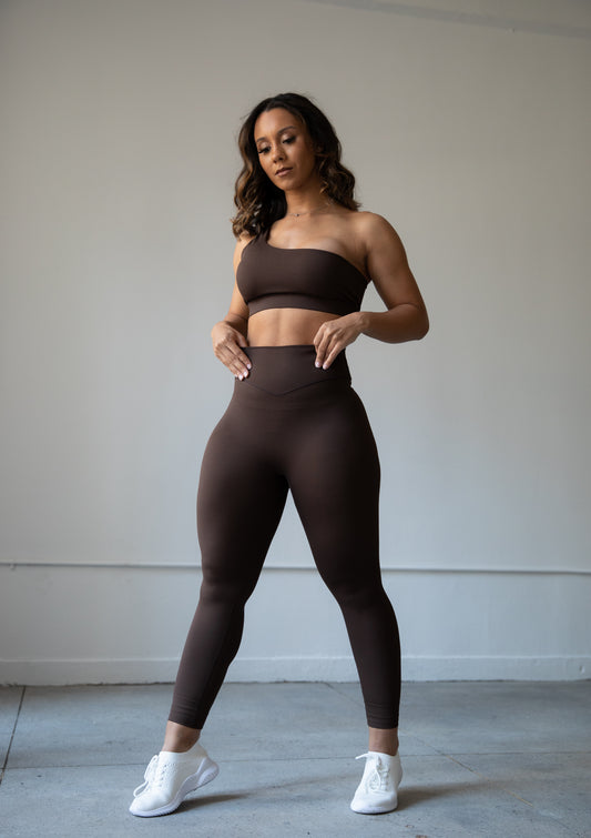 High Waisted Vital Legging's - Cedar